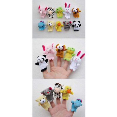 

MyMei Finger Puppets Chinese Zodiac Animal Zoo Family Set Kids Story Telling Toys12Pcs