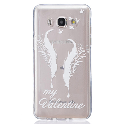 

Double feathers Pattern Soft Thin TPU Rubber Silicone Gel Case Cover for SAMSUNG Galaxy J5 2016/J510