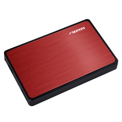 

Shuo Li Tai (SEATAY) HDAS6250-R 2.5 inch USB3.0 mobile hard disk box SATA interface support SSD and mechanical hard disk aviation aluminum alloy drawing panel red