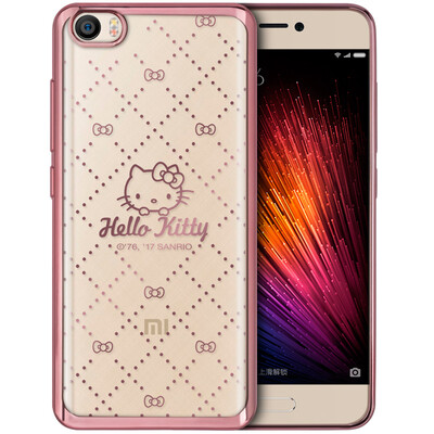 

You Plus Hello Kitty Series millet 5 phone shell protective cover plating thin shatter-resistant soft shell Ling style
