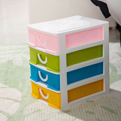 

Citylong Plastic Storage Cabinet Desktop Storage Cabinet Bills Desk Storage Cabinet Small Jewelry Drawer Cabinet Medium Four Layer Ice Blue 28L 5019