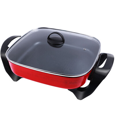 

Red camp home electric hot pot Korean multi-functional electric cooker non-stick electric cooker pot 4L