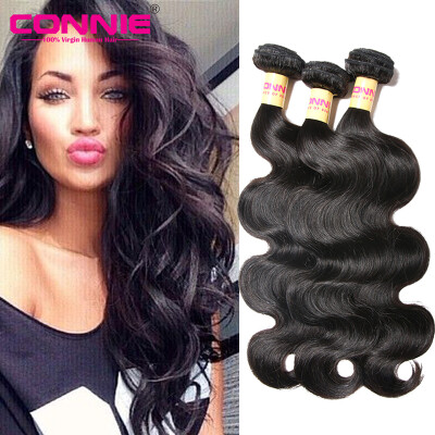 

5A Mink Unprocessed Raw Indian Wavy Virgin Hair Body Wave 3 Bundles Indian Body Wave Connie Hair Products Raw Indian Human Hair