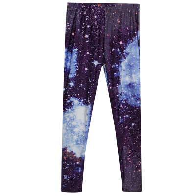 

JNTworld Ladies Sexy Starry Pattern Galaxy Printed Leggings Space Trousers Elastic Jeggings Pants