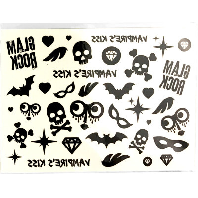 

Too cool for school Gorgeous rock tattoo sticker