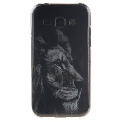 

Black lion Pattern Soft Thin TPU Rubber Silicone Gel Case Cover for SAMSUNG Galaxy J1