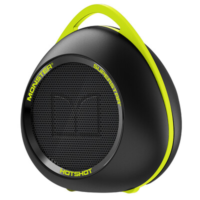 

Monster Supetstar Hotshot Wireless Bluetooth Speaker Большой объемный глушитель Hook Design Outdoor Portable Mini Sonic Black Green