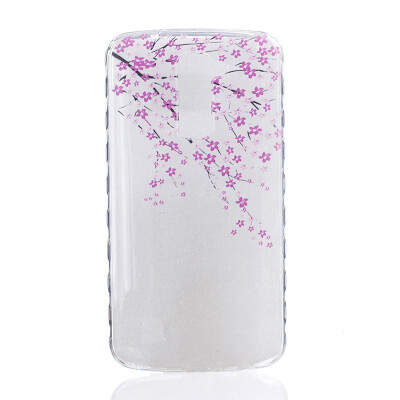 

Peach blossom Pattern Soft Thin TPU Rubber Silicone Gel Case Cover for LG K10