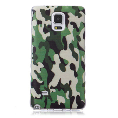 

Camouflage Pattern Soft Thin TPU Rubber Silicone Gel Case Cover for SAMSUNG GALAXY Note 4