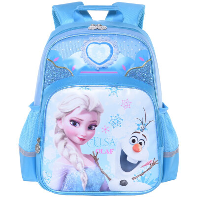 

Disney (Snow Disaster) children's school bag snow and ice princess female models lovely light shoulder bag 2 - 5 grade primary school student bag SM11490 rose