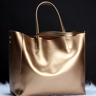 

Dirirab genuine leather womens bag handbag big bag portable large-capacity casual soft leather simple&large-capacity shopping