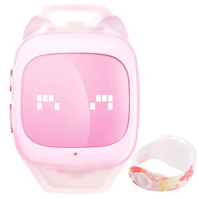 

Sogou candy cat children&39s phone watch video version T3 color screen camera children&39s smart watch waterproof GPS positioning student watch mobile phone red