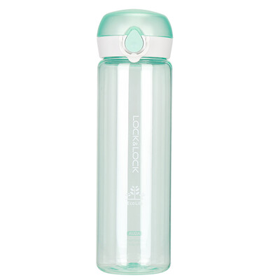 

Lock & lock зеленый 550ML пластиковый спортивный чайник портативный чашка для чашки для рук HLC645GRN
