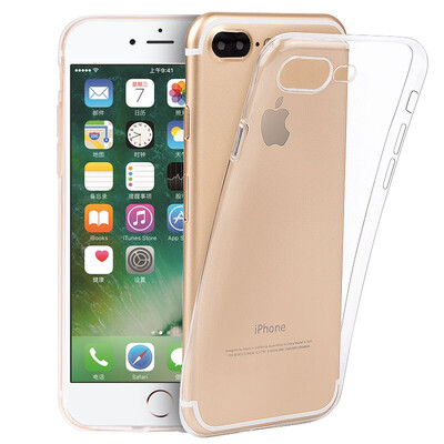 

Meiyi Apple iPhone7 Plus 8plus mobile phone case protective silicone transparent transparent shells 55 inches transparent white