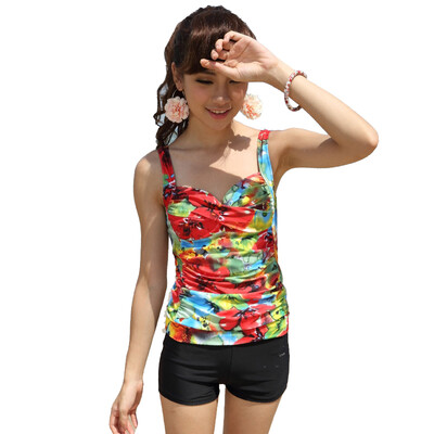 

QIHAI 84223-6 Женская футболка с капюшоном 2 части Swimwear XL XL