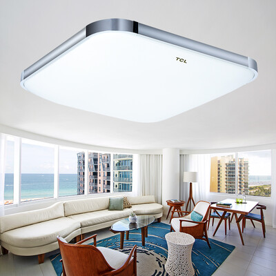 

TCL LED Ceiling Light Cool 54W White Office Office Room Study Bedroom Lighting Fixture Square 650 650mm 15-20