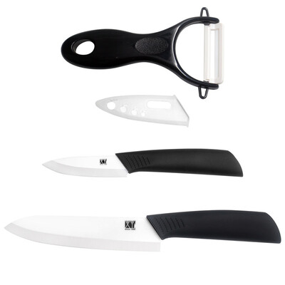 

XYJ 3 "кожура 6" Шеф-повар керамический нож Peeler 3шт Ножи кухонные Ножи Sharp Cooking Лучшие подарки
