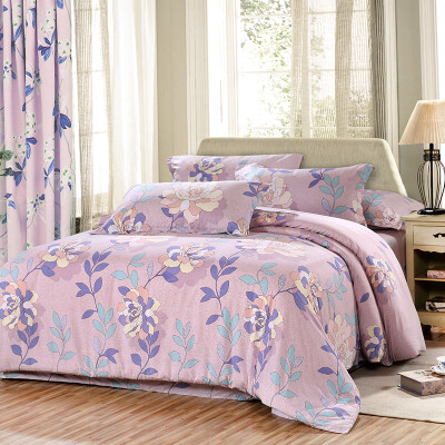 

Ivy AVIVI four sets of bedding cotton 40 twill double bed models 15 18 bed joy song