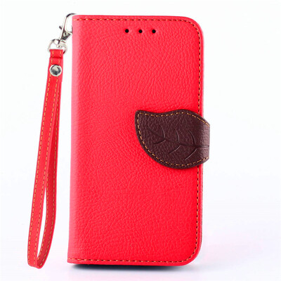 

Red Design PU Leather Flip Cover Wallet Card Holder Case for Samsung Galaxy Core 2G3559G355H