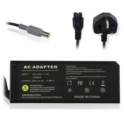 

90W 20V 4.5A AC Adapter Charger for IBM Laptop Adapter UK Plug