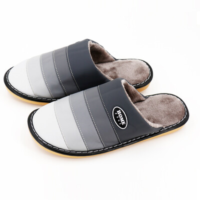 

Home HOMEBOOS JBS-MT001 winter warm cotton slippers cotton slippers green gray male models 46-47 yards