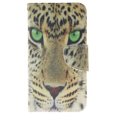 

Yellow tiger Design PU Leather Flip Cover Wallet Card Holder Case for LG K10