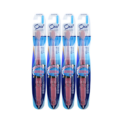 

Hao Le teeth Ora2 top ultra-fine wool toothbrush * 4 (soft hair color random release)