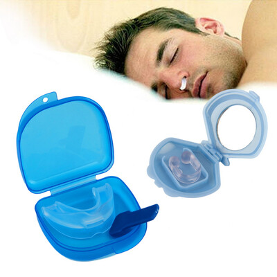 

Анти Храп Апноэ сна мундштук лотка Стопор Mouthguard храпа