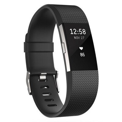 

Fitbit Charge 2 Smart Fashion Heart Rate Ручное кольцо Частота сердечных сокращений Мониторинг в режиме реального времени Автоматическая запись в режиме сна Запись дисплея VO2Max Измерение Черный S