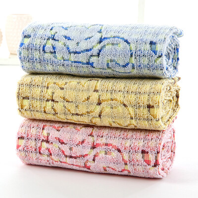 

Gold towel home textile jacquard towel 0132 three powder blue yellow