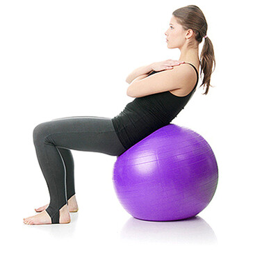 

Dewey grams thick yoga ball explosion-proof fitness ball yoga ball pregnant women weight loss ball thin body purple 65CM