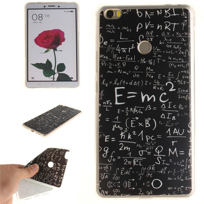 

Mathematical formula Pattern Soft Thin TPU Rubber Silicone Gel Case Cover for XIAOMI Mi Max