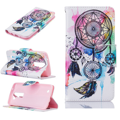 

Dreamcatcher Design PU Leather Flip Cover Wallet Card Holder Case for LG K7/K8