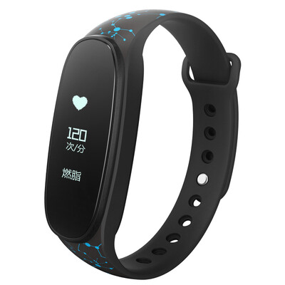 

Bong 3 HR heart rate smart bracelet sports bracelet life waterproof call reminder micro letter view sleep monitoring fat burning campaign to guide the pet interaction 20 days of continuous life