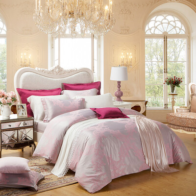 

Miaojiao Home Textiles MENDALE Bedding Kit Jacquard Four-piece European Style Elegant Bed Sheets Victoria&39s Secret 18m Bed 248 248cm