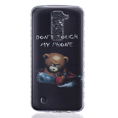 

Bear Pattern Soft Thin TPU Rubber Silicone Gel Case Cover for LG K7/K8
