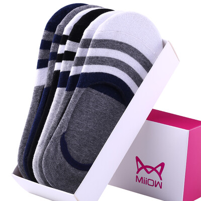 

Cat people MiiOW 6 pairs men&39s boat socks male summer cotton simple stripes stealth socks casual sports socks socks