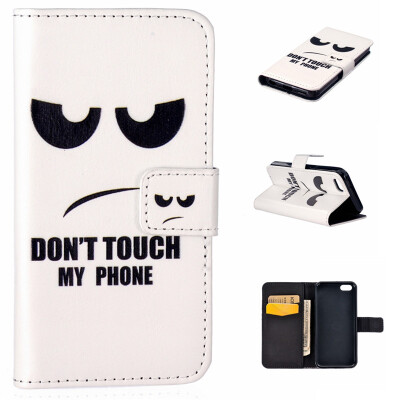 

Eye Design PU Leather Flip Cover Wallet Card Holder Case for IPHONE 5C