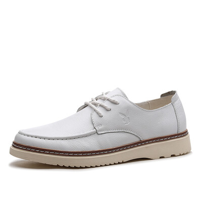 

Playboy PLAYBOY Business casual shoes British men leather shoes tide DA71053 white 44
