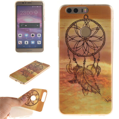 

Обложка Dreamcatcher Pattern Мягкий тонкий ТПУ резиновый силиконовый гель чехол для HUAWEI Honor 8