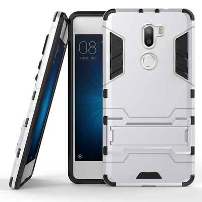 

Серебряный Slim Robot Armor Kickstand Ударопрочный жесткий корпус из прочной резины для XIAOMI MI 5S Plus