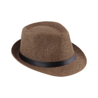 

Стильный Hat Summer Straw Hat Cap Fedora Трилби тропический шлем Панама Hat Cap Hat Jazz