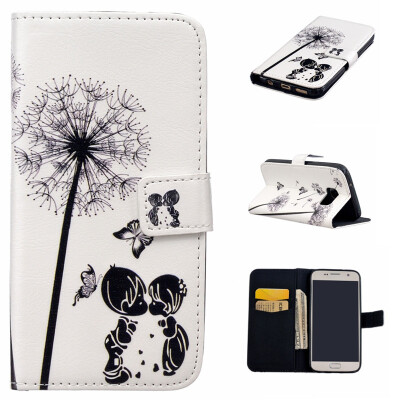 

Children and dandelion Design PU Leather Flip Cover Wallet Card Holder Case for SAMSUNG GALAXY S7