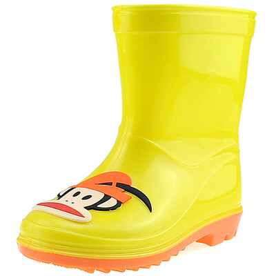 

PaulFrank mouth monkey rain boots in the tube waterproof shoes shoes shoes men&women baby fashion boots PF1011 yellow 30 yards
