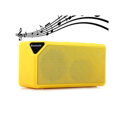 

Mini Bluetooth Wireless Speaker X3 TF USB FM Radio Portable Music Sound Box Subwoofer Loudspeakers with Mic for iOS Android