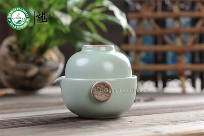 

Сян длинный * Ru печной Селадон Gongfu чашка чая и чайник Набор