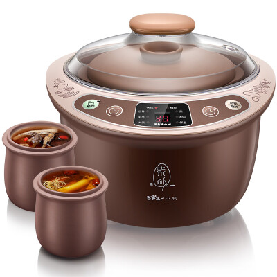 

Bear Bear electric stew pot purple sand water stew pot soup pot porridge pot automatic home bird&39s nest DDZ-C18Z3 18L