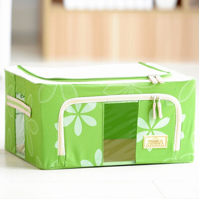 

[Jingdong supermarket] space excellent dual-window 100 satisfied box printing Oxford cloth storage box with a green 22L