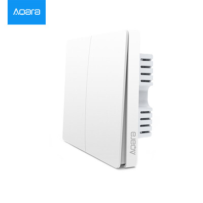 

Xiaomi MIJIA Aqara Smart Wall Switch single fire double key version intelligent switch intelligent wall switch