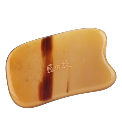 

Jingdong supermarket] Carpenter technology (Mr.Green) -7307 white water horn scraping plate face facial waist and back massage scraping tablets